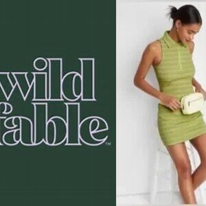 Wild Fable Multicolor Striped Zip-Up Top